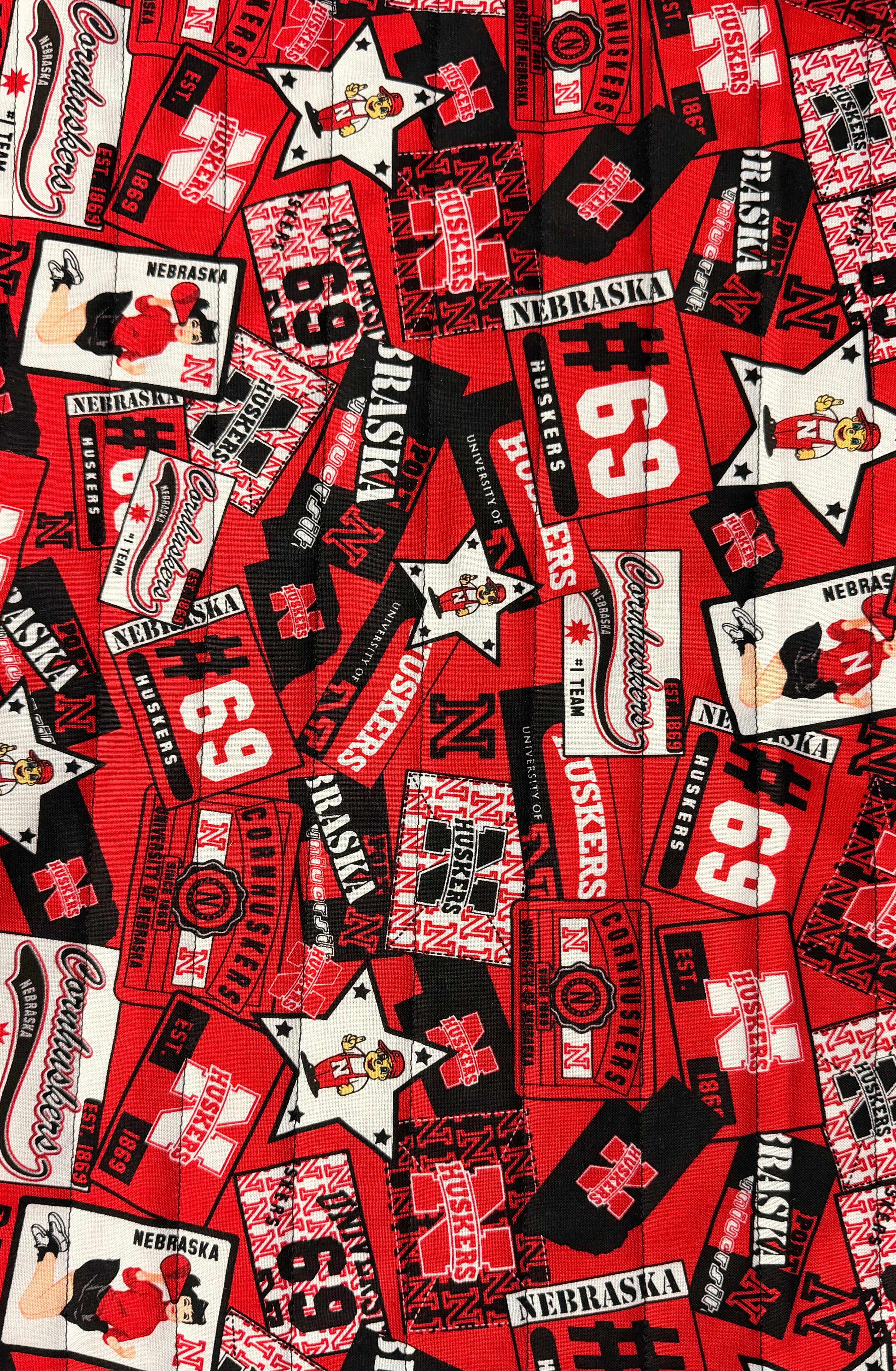 Boxy bag-HUSKER print-size med