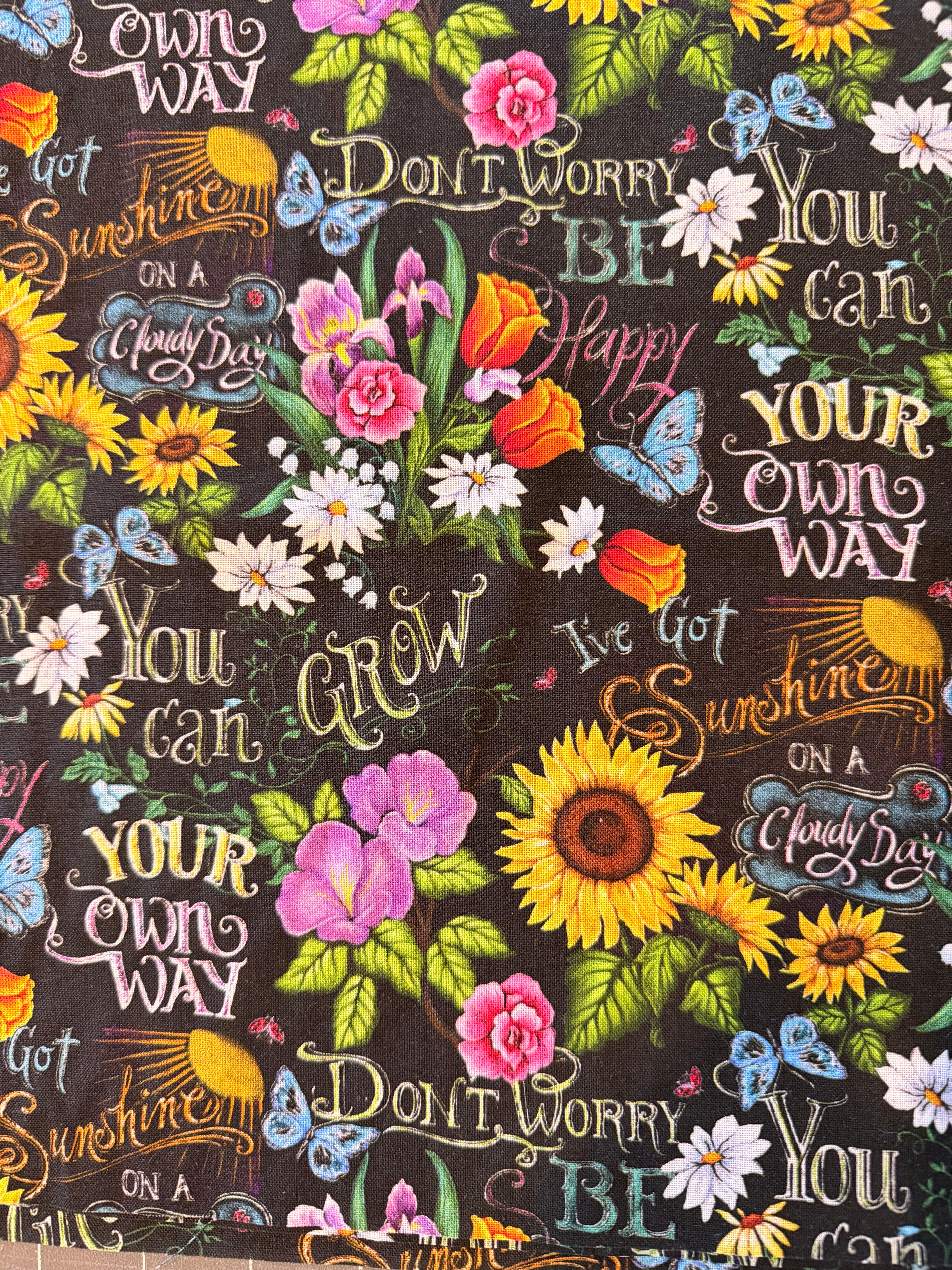 15” laptop sleeve-Be Happy
