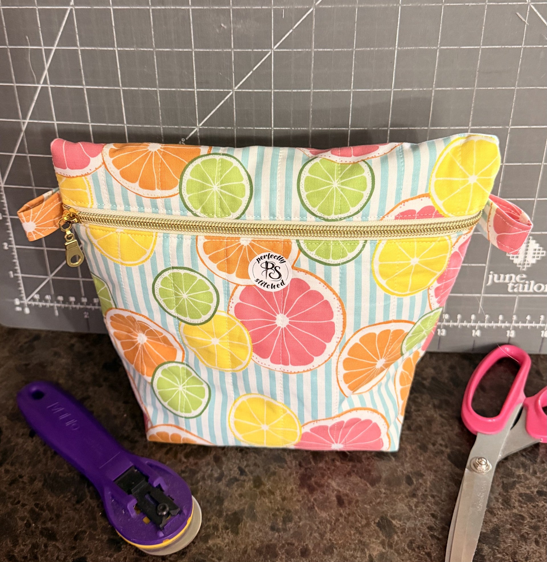 Stand Up Bag-Summer Citrus-Size Med