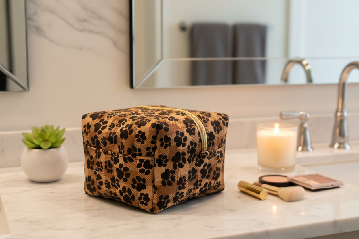 Medium Boxy Bag - Puppy Paws